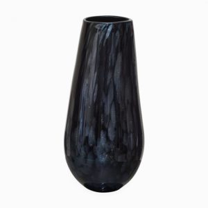стеклянная ваза (черная)